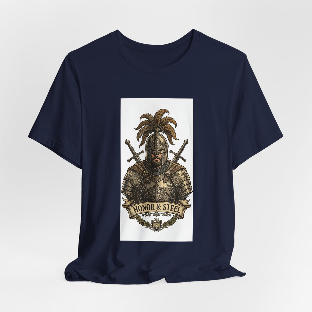 Medieval Knight T-Shirt - Honor and Steel Graphic Tee