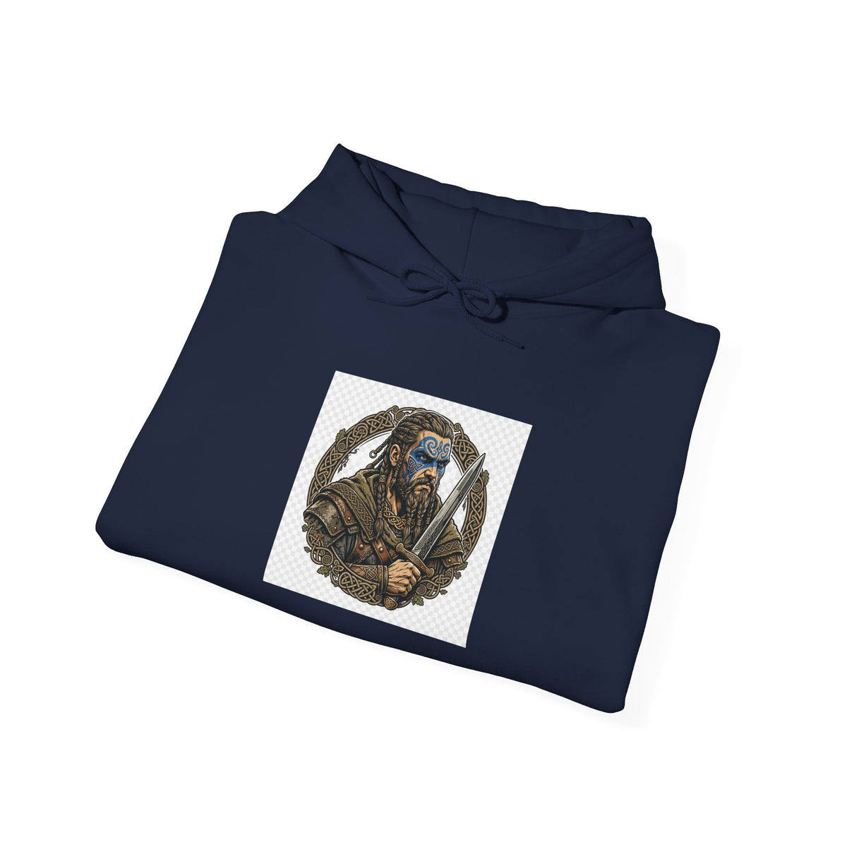 Celtic Warrior Hoodie - Ancient Britain Graphic Sweatshirt
