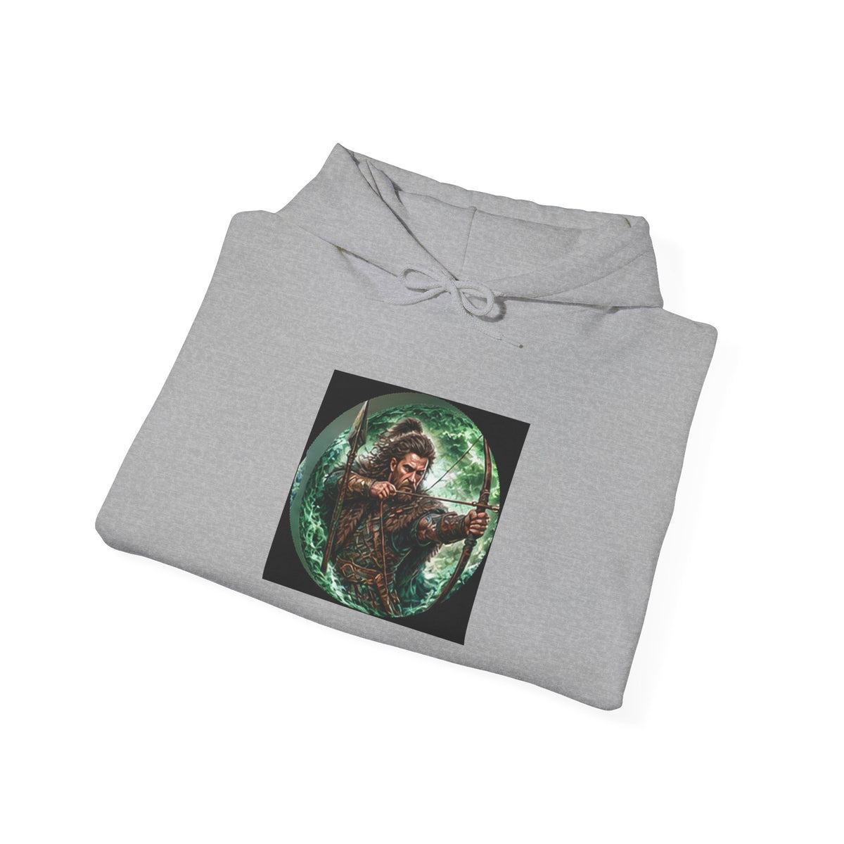 Celtic Warrior Hoodie - Ancient Celtic Archer Graphic Sweatshirt
