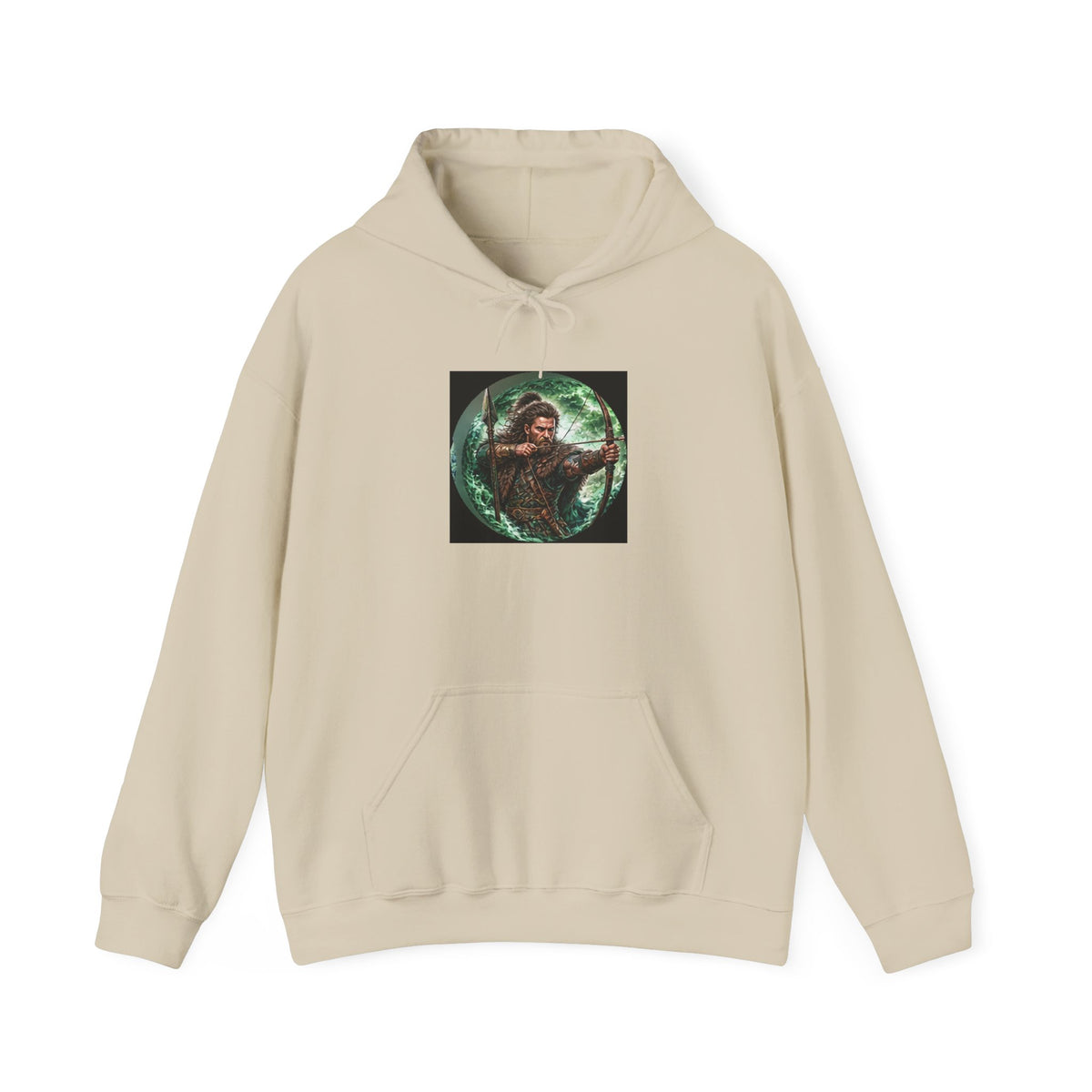 Celtic Warrior Hoodie - Ancient Celtic Archer Graphic Sweatshirt