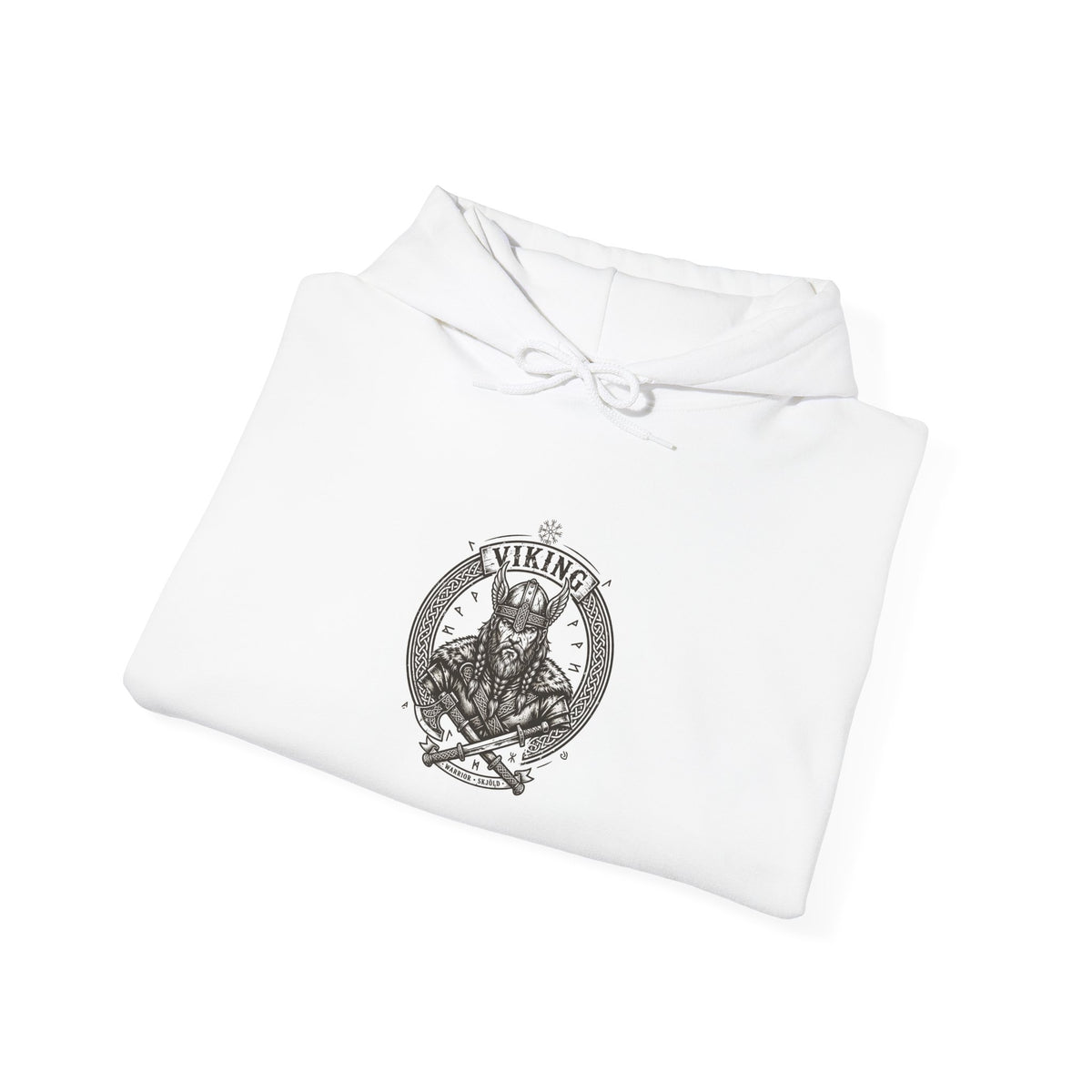 Viking Warrior Hoodie - Norse Skjold Graphic Sweatshirt