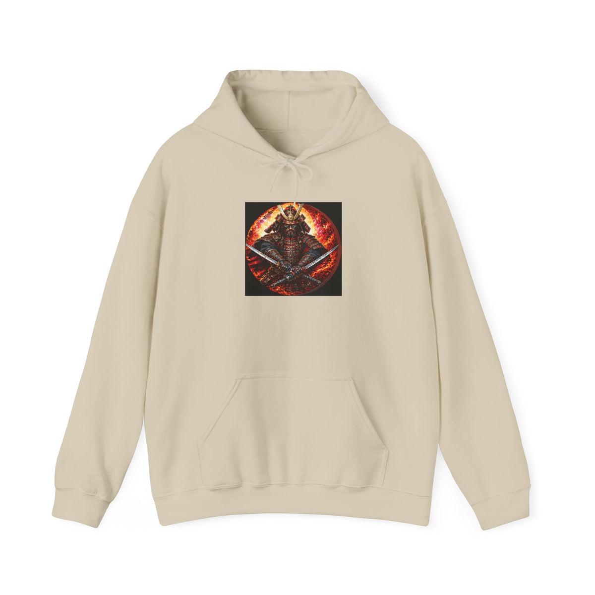 Samurai Warrior Hoodie - Japanese Dual Katana Graphic Sweatshirt