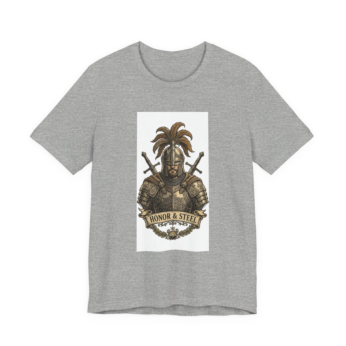 Medieval Knight T-Shirt - Honor and Steel Graphic Tee