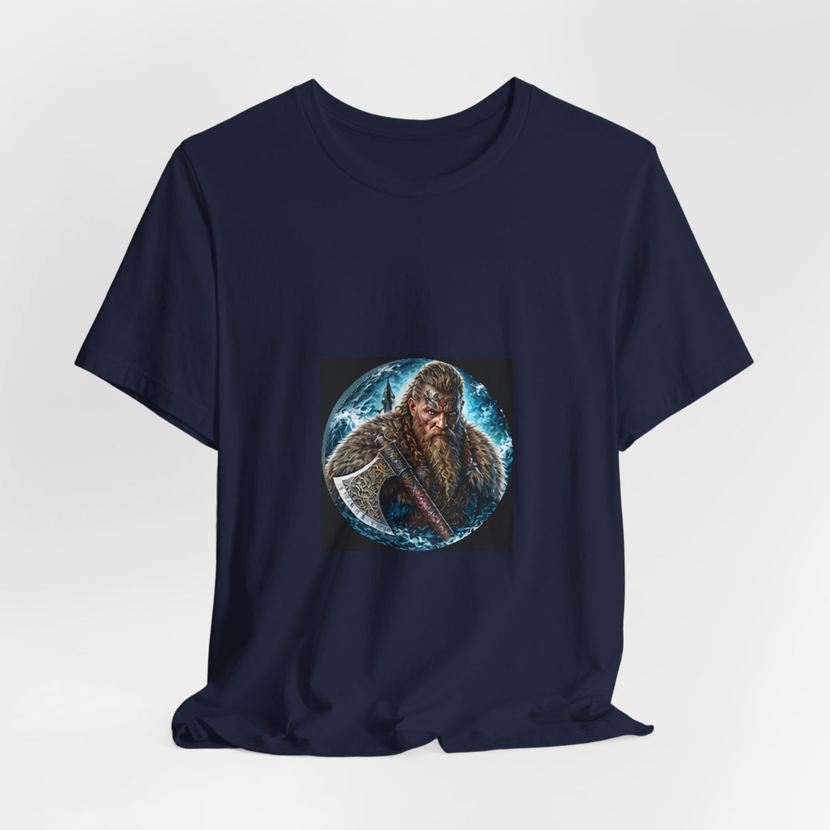 Viking Warrior T-Shirt - Norse Warpaint Axe Graphic Tee