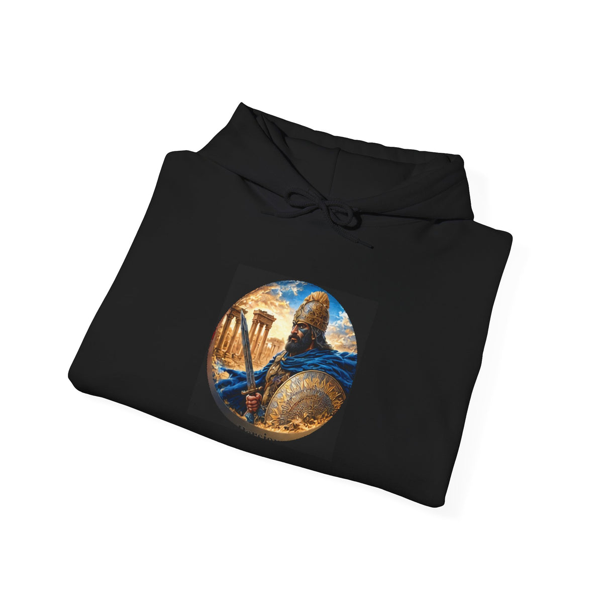Persian Immortal Warrior Hoodie - Ancient Persian Sword Graphic Sweatshirt