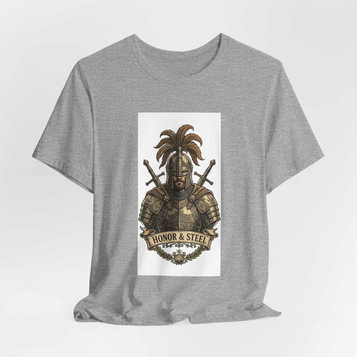 Medieval Knight T-Shirt - Honor and Steel Graphic Tee