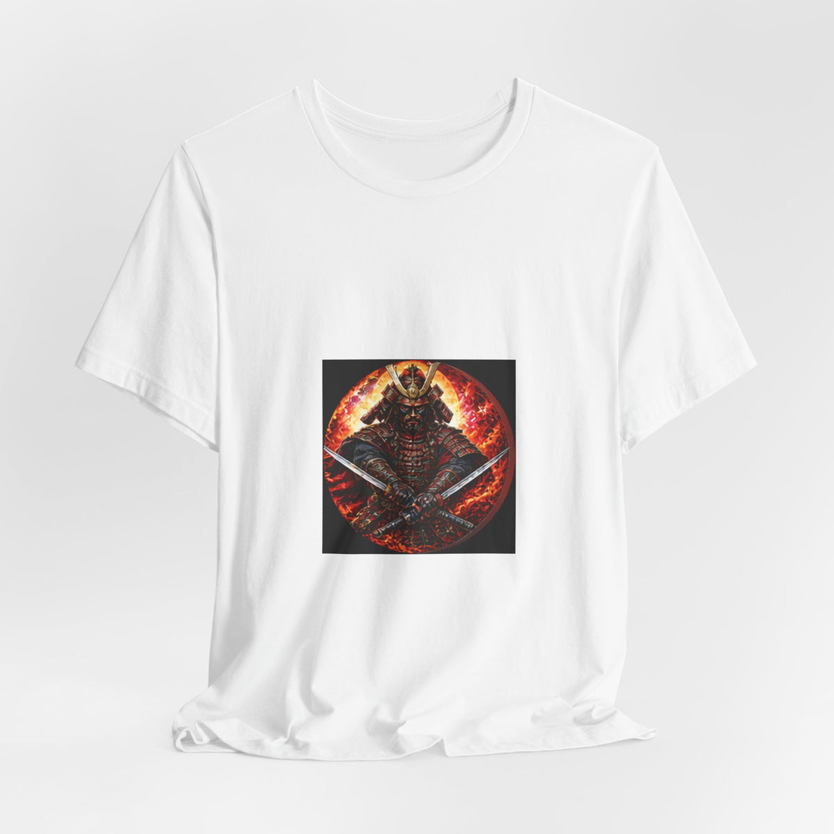 Samurai Warrior T-Shirt - Japanese Dual Katana Graphic Tee