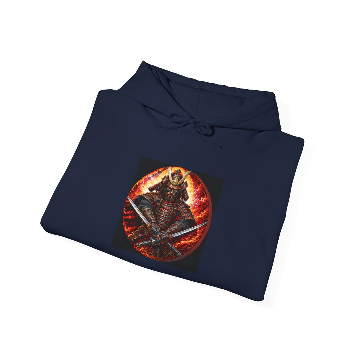 Samurai Warrior Hoodie - Japanese Dual Katana Graphic Sweatshirt