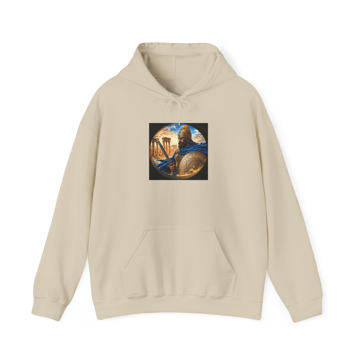 Persian Immortal Warrior Hoodie - Ancient Persian Sword Graphic Sweatshirt