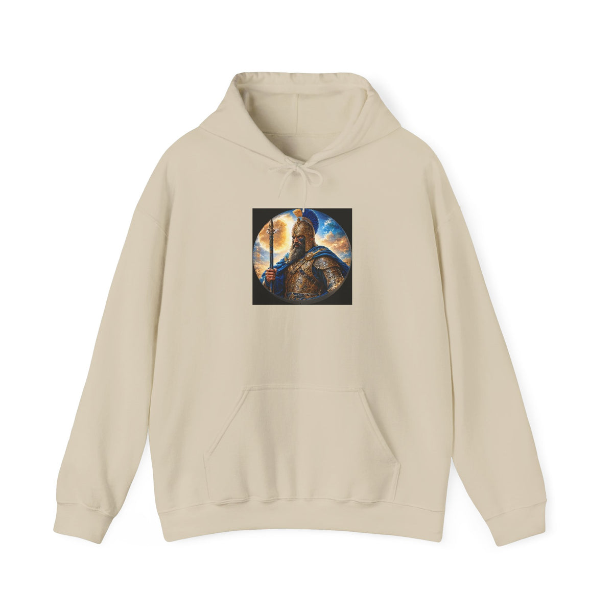 Persian Immortal Warrior Hoodie - Ancient Persian Spear Graphic Sweatshirt