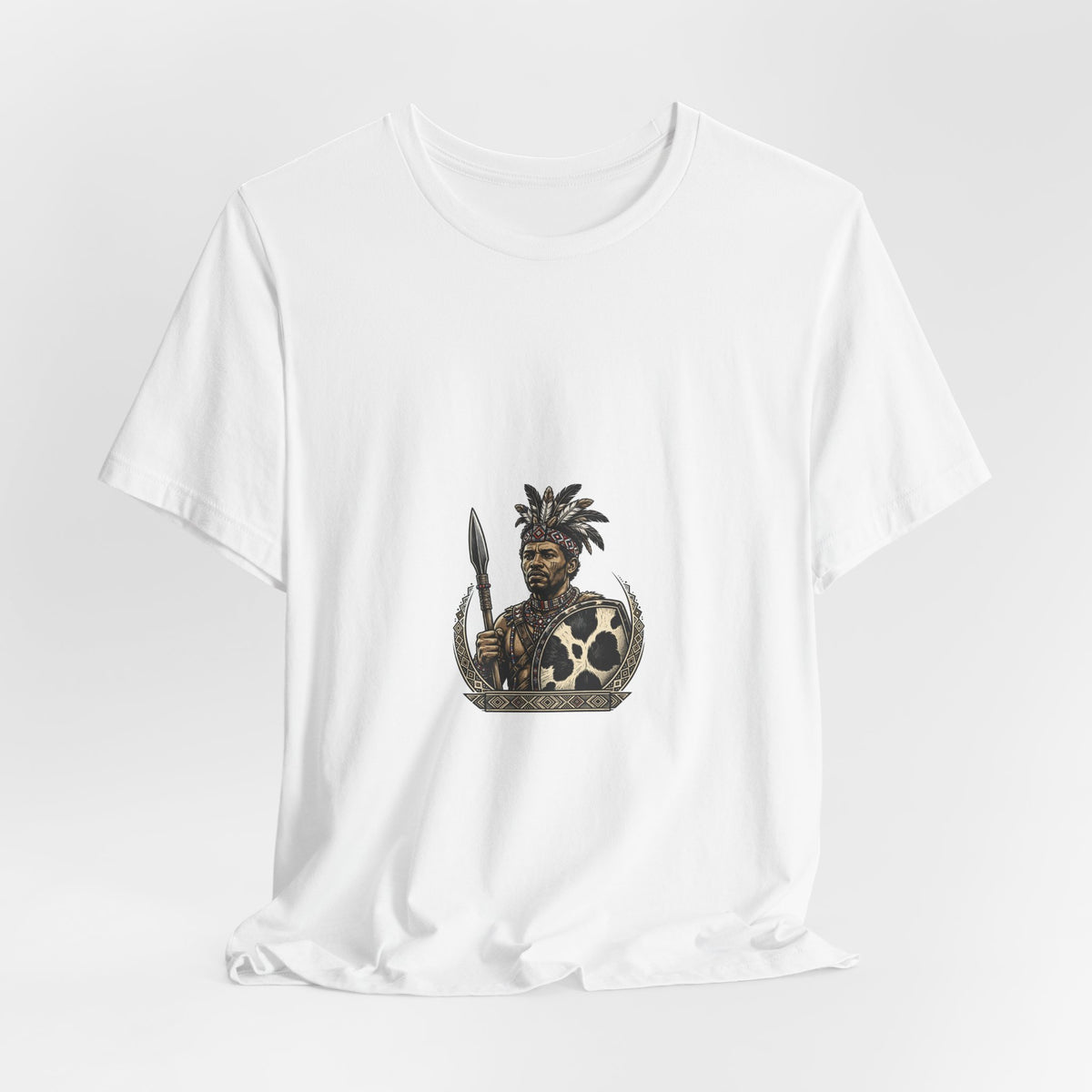 Zulu Warrior T-Shirt - Southern Africa Graphic Tee