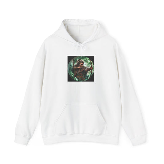 Celtic Warrior Hoodie - Ancient Celtic Archer Graphic Sweatshirt