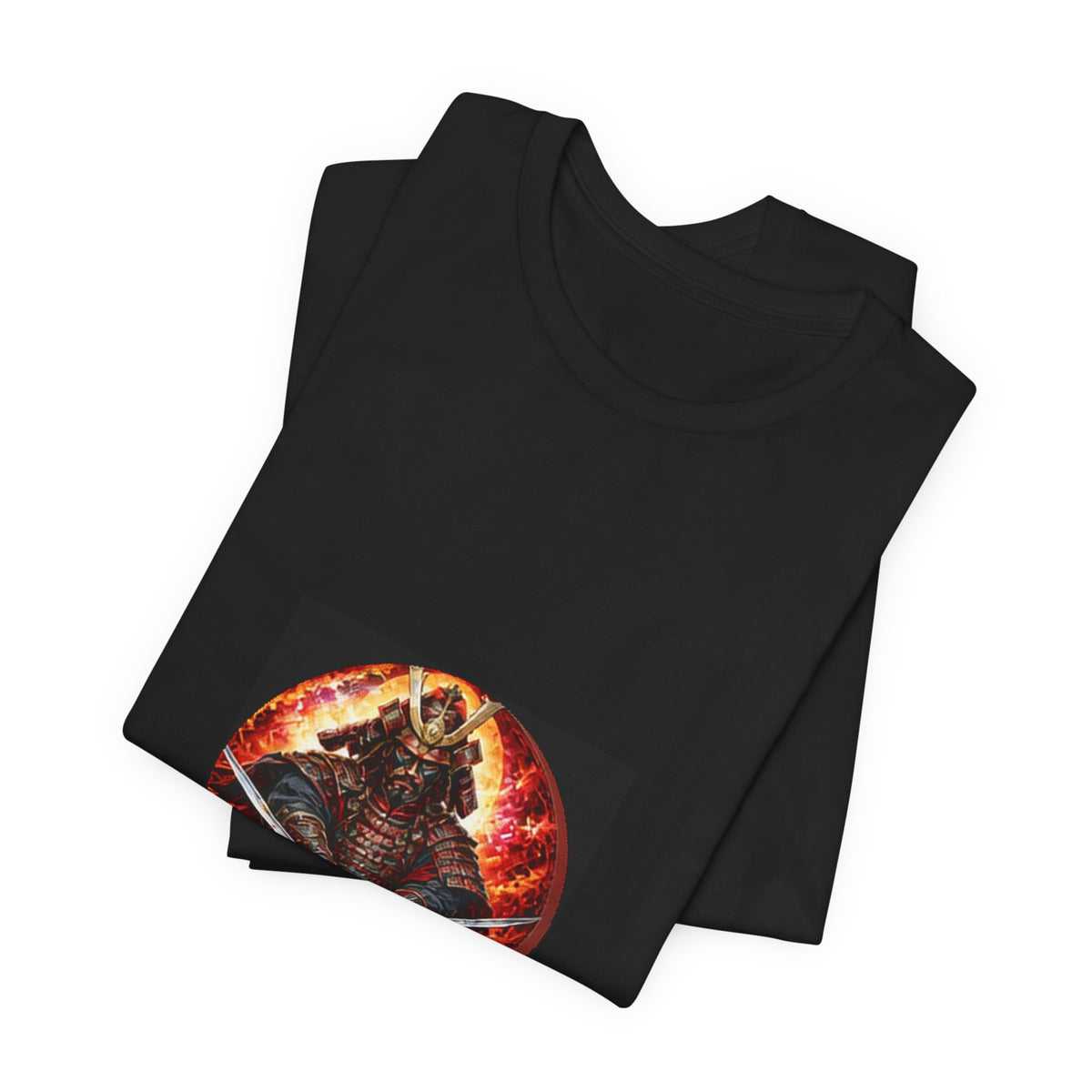 Samurai Warrior T-Shirt - Japanese Dual Katana Graphic Tee