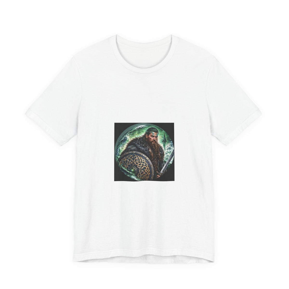 Celtic Warrior T-Shirt - Ancient Celtic Shield Graphic Tee
