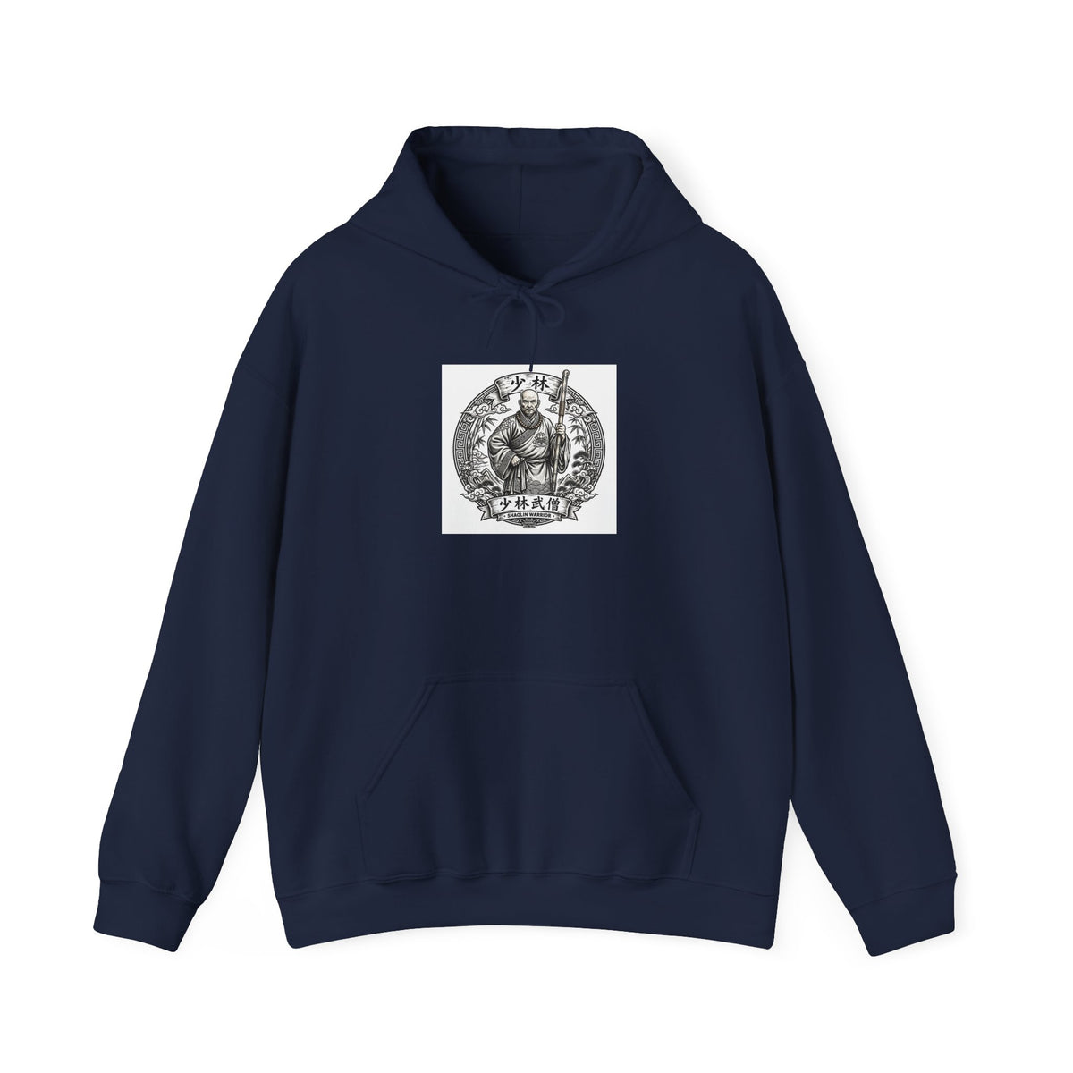 Shaolin Warrior Monk Hoodie - Shaolin Temple Graphic Sweatshirt