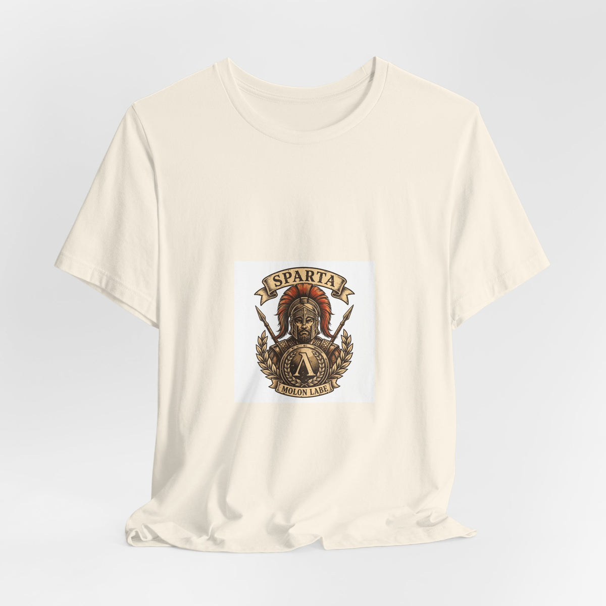 Spartan Warrior T-Shirt - Ancient Greek Molon Labe Graphic Tee