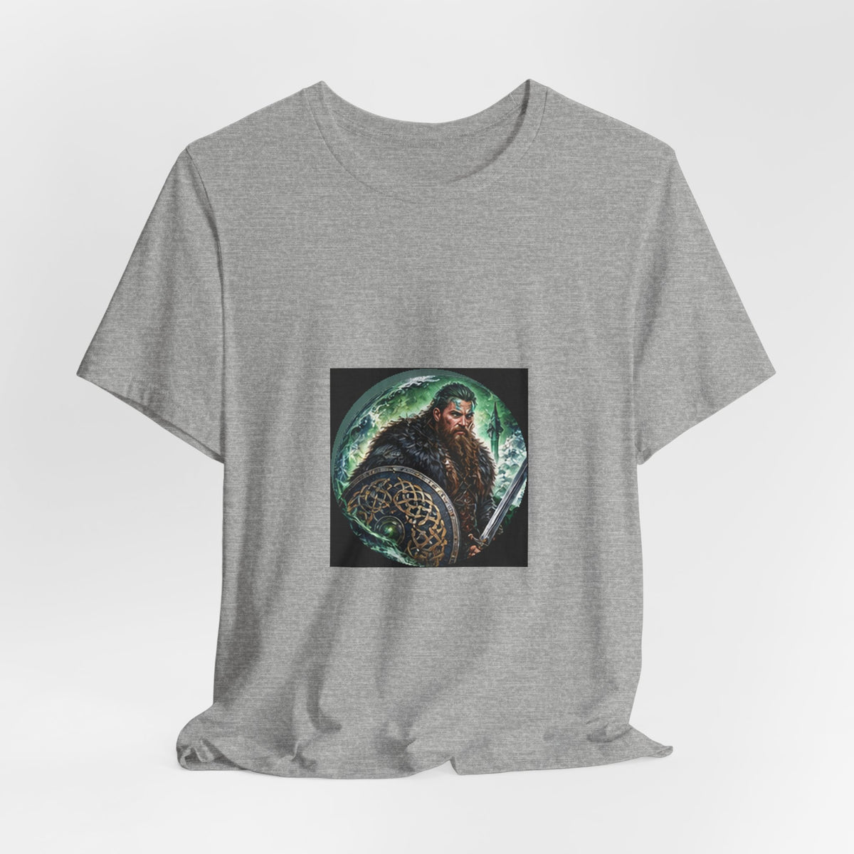 Celtic Warrior T-Shirt - Ancient Celtic Shield Graphic Tee