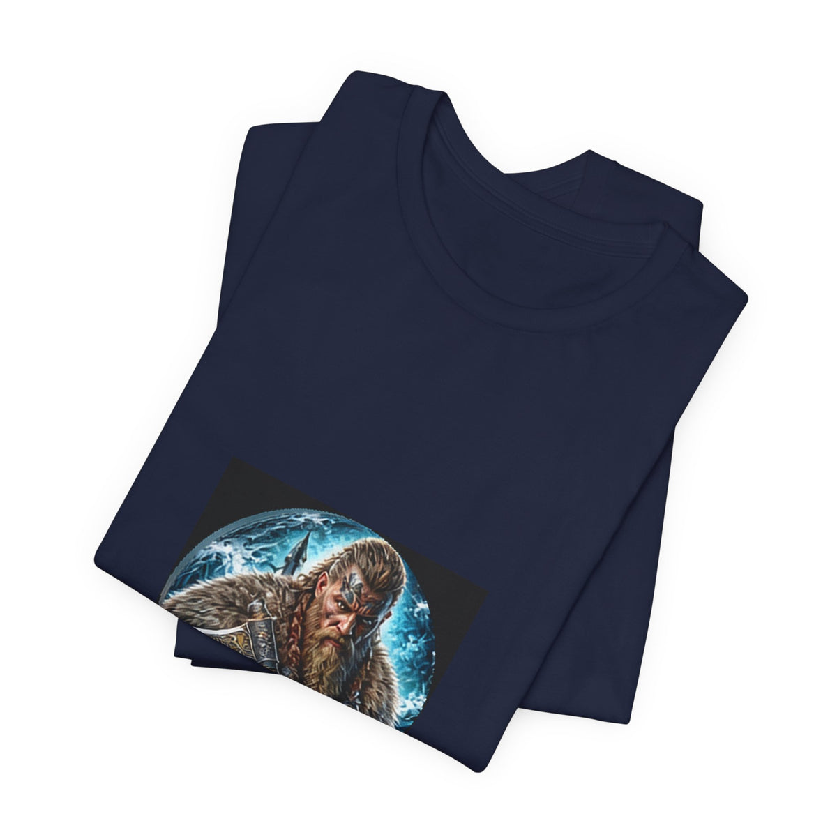 Viking Warrior T-Shirt - Norse Warpaint Axe Graphic Tee