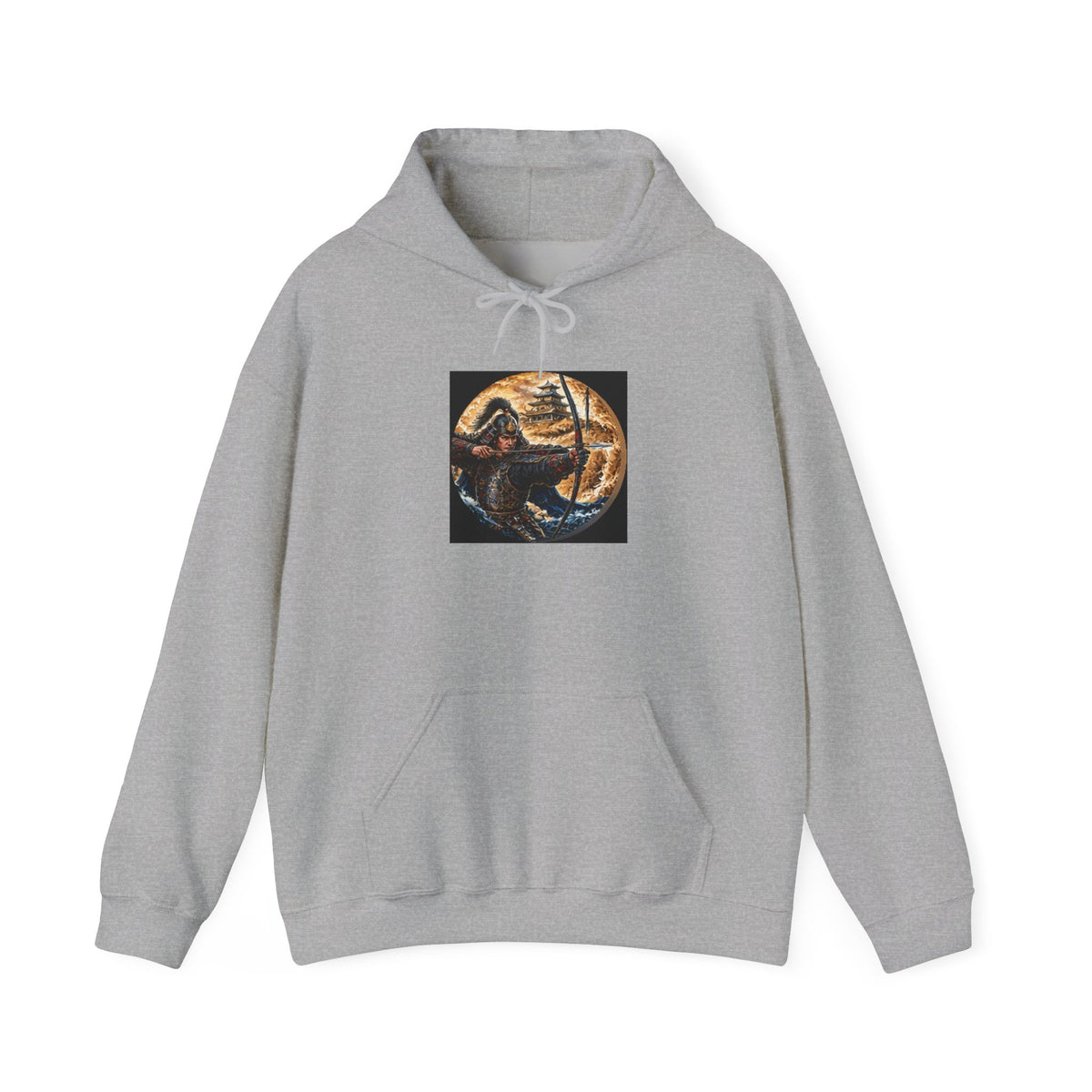Samurai Warrior Hoodie - Japanese Archer Graphic Sweatshirt