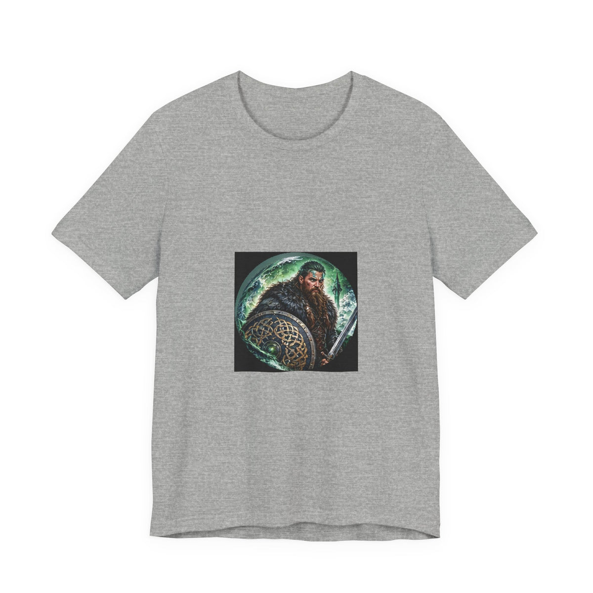 Celtic Warrior T-Shirt - Ancient Celtic Shield Graphic Tee