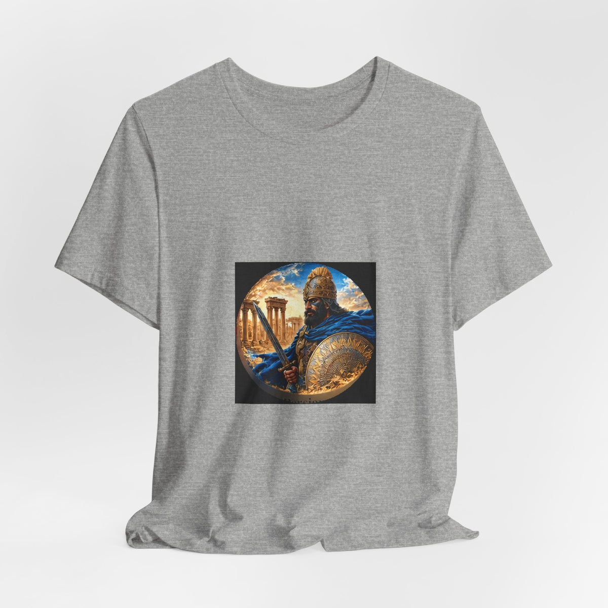 Persian Immortal Warrior T-Shirt - Ancient Persian Sword Graphic Tee