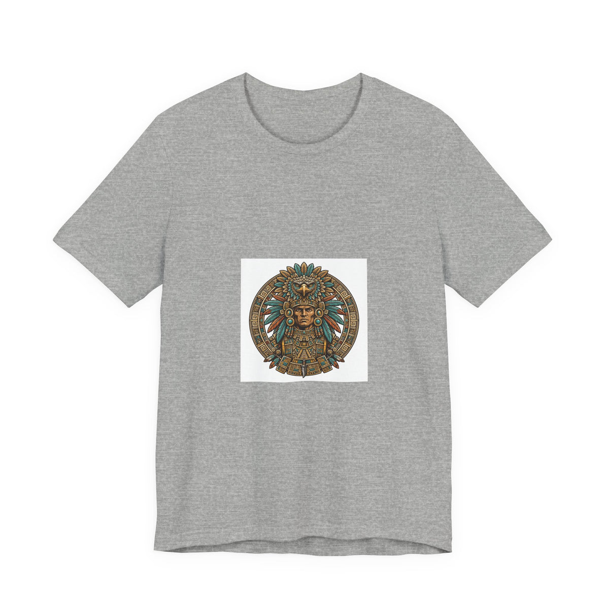 Aztec Eagle Warrior T-Shirt - Tenochtitlan Graphic Tee