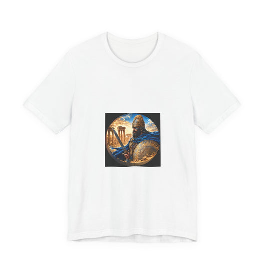 Persian Immortal Warrior T-Shirt - Ancient Persian Sword Graphic Tee
