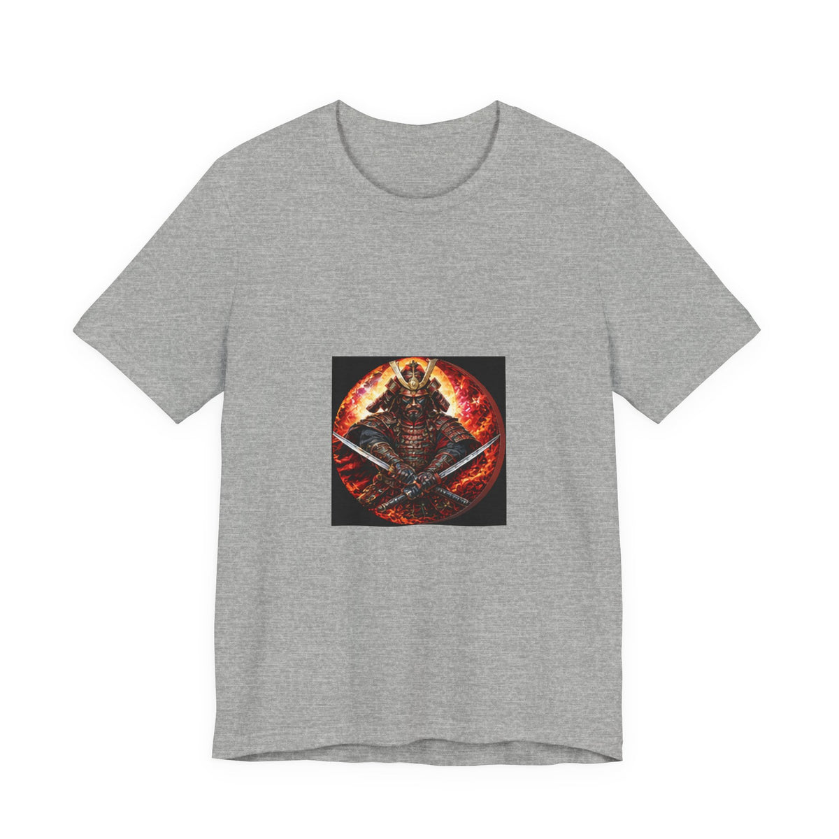 Samurai Warrior T-Shirt - Japanese Dual Katana Graphic Tee