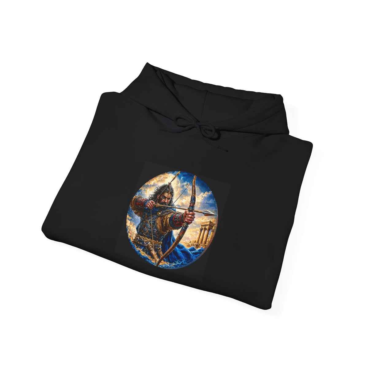 Persian Immortal Warrior Hoodie - Ancient Persian Archer Graphic Sweatshirt