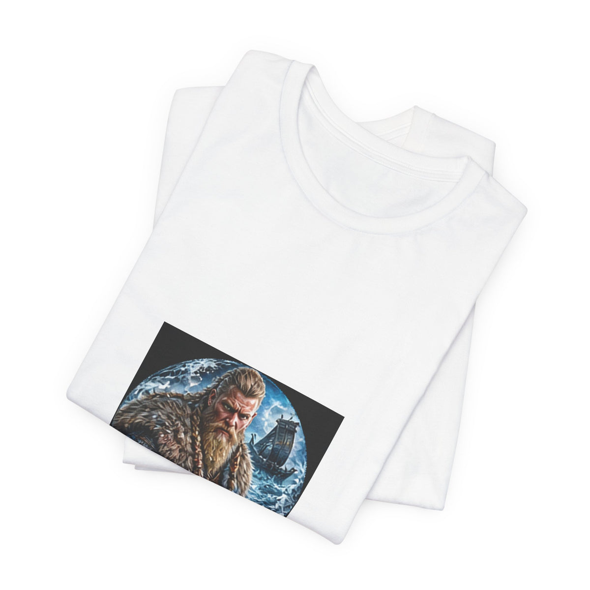 Viking Warrior T-Shirt - Norse Longship Warrior Graphic Tee