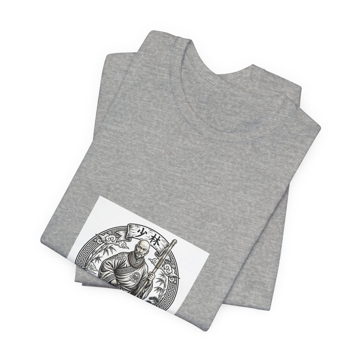 Shaolin Warrior Monk T-Shirt - Shaolin Temple Graphic Tee