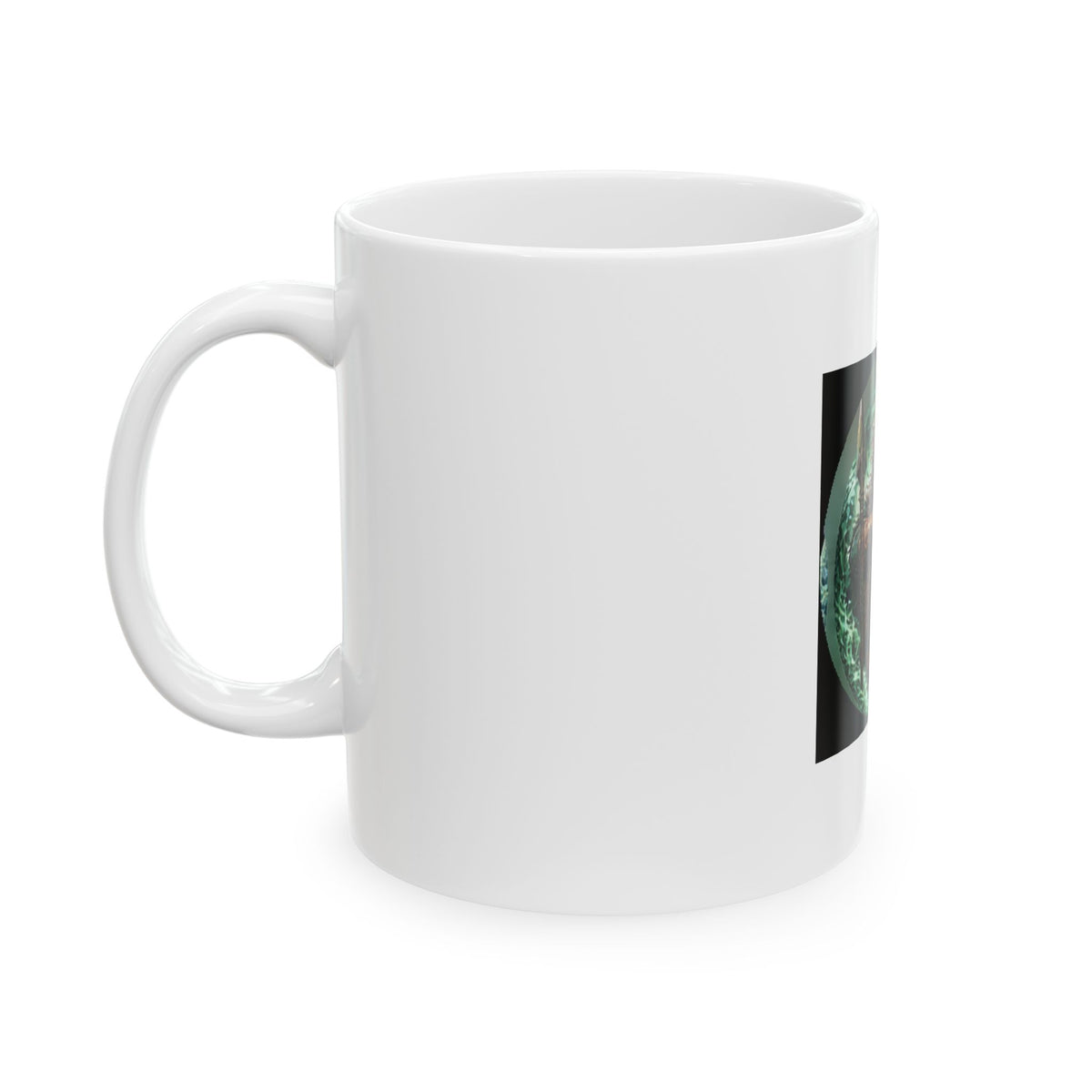 Celtic Warrior Ceramic Mug - Ancient Celtic Archer Warrior Design (11oz)