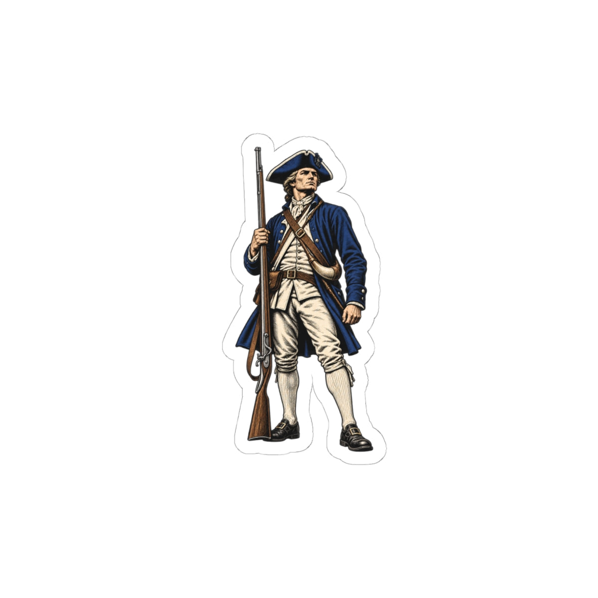 Colonial Minuteman Sticker