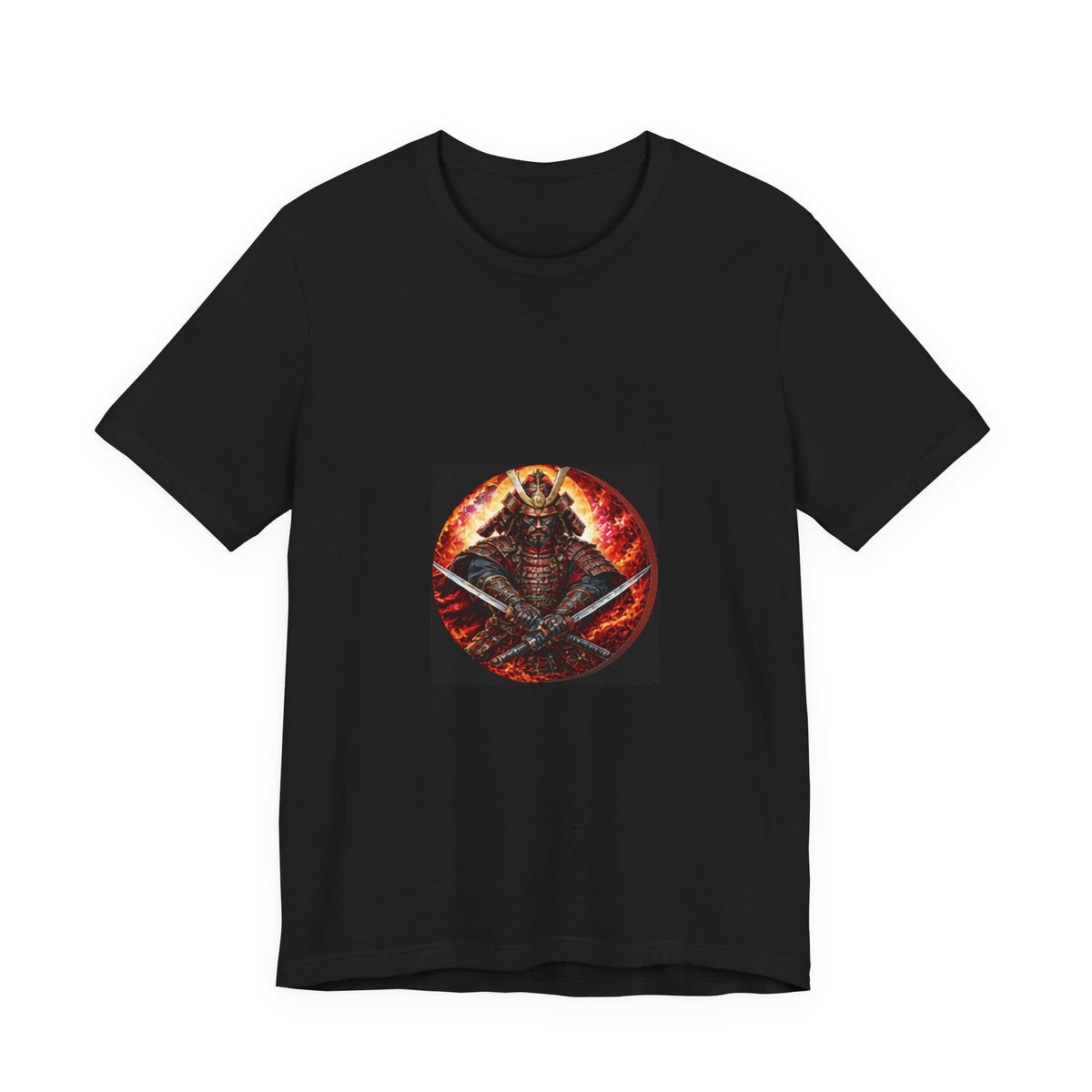 Samurai Warrior T-Shirt - Japanese Dual Katana Graphic Tee