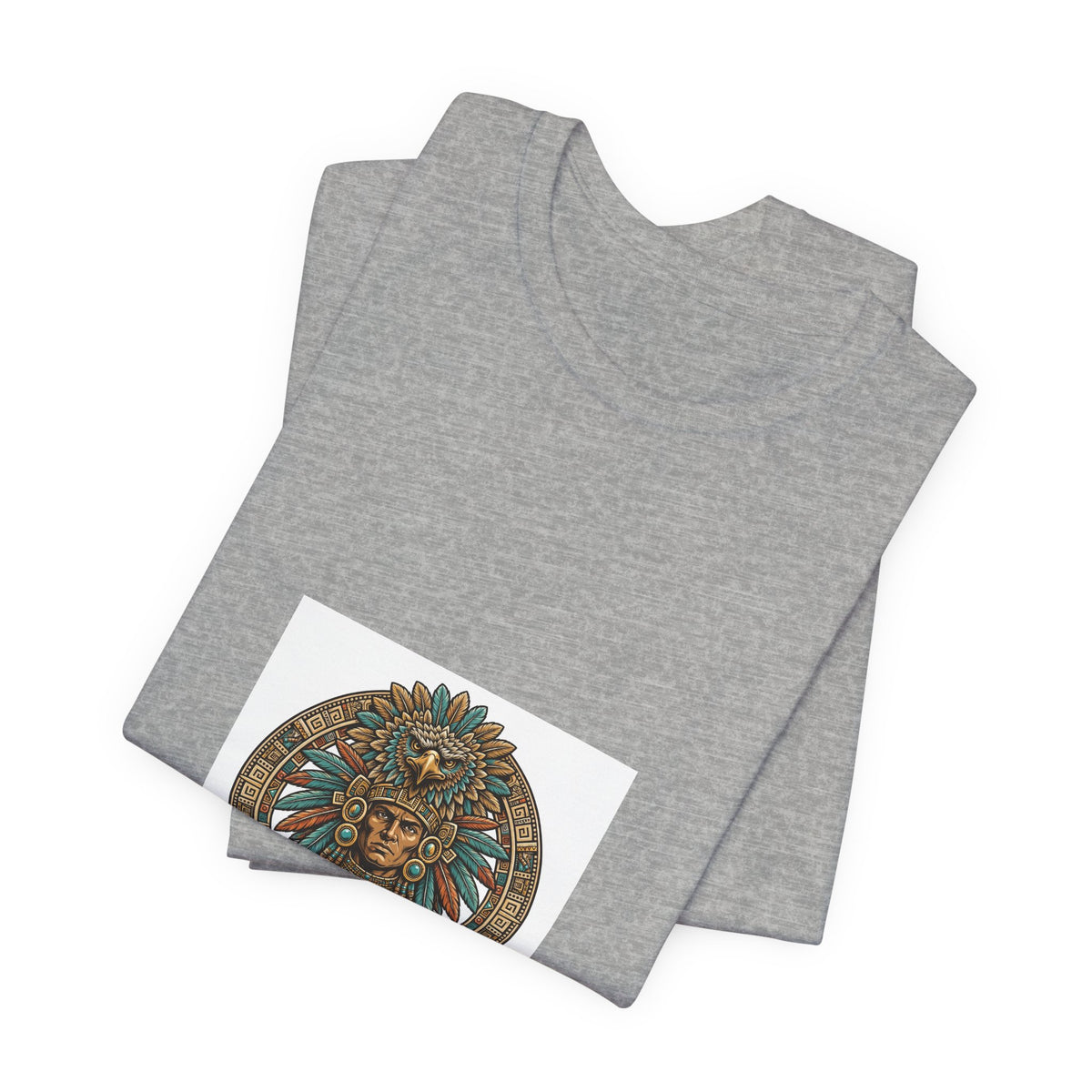 Aztec Eagle Warrior T-Shirt - Tenochtitlan Graphic Tee