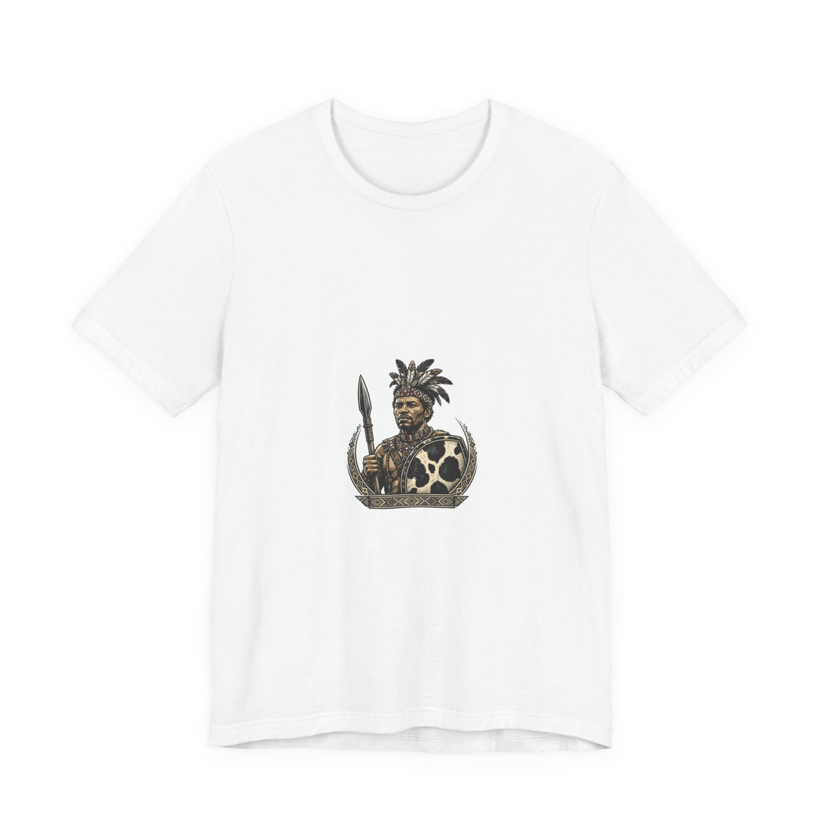 Zulu Warrior T-Shirt - Southern Africa Graphic Tee