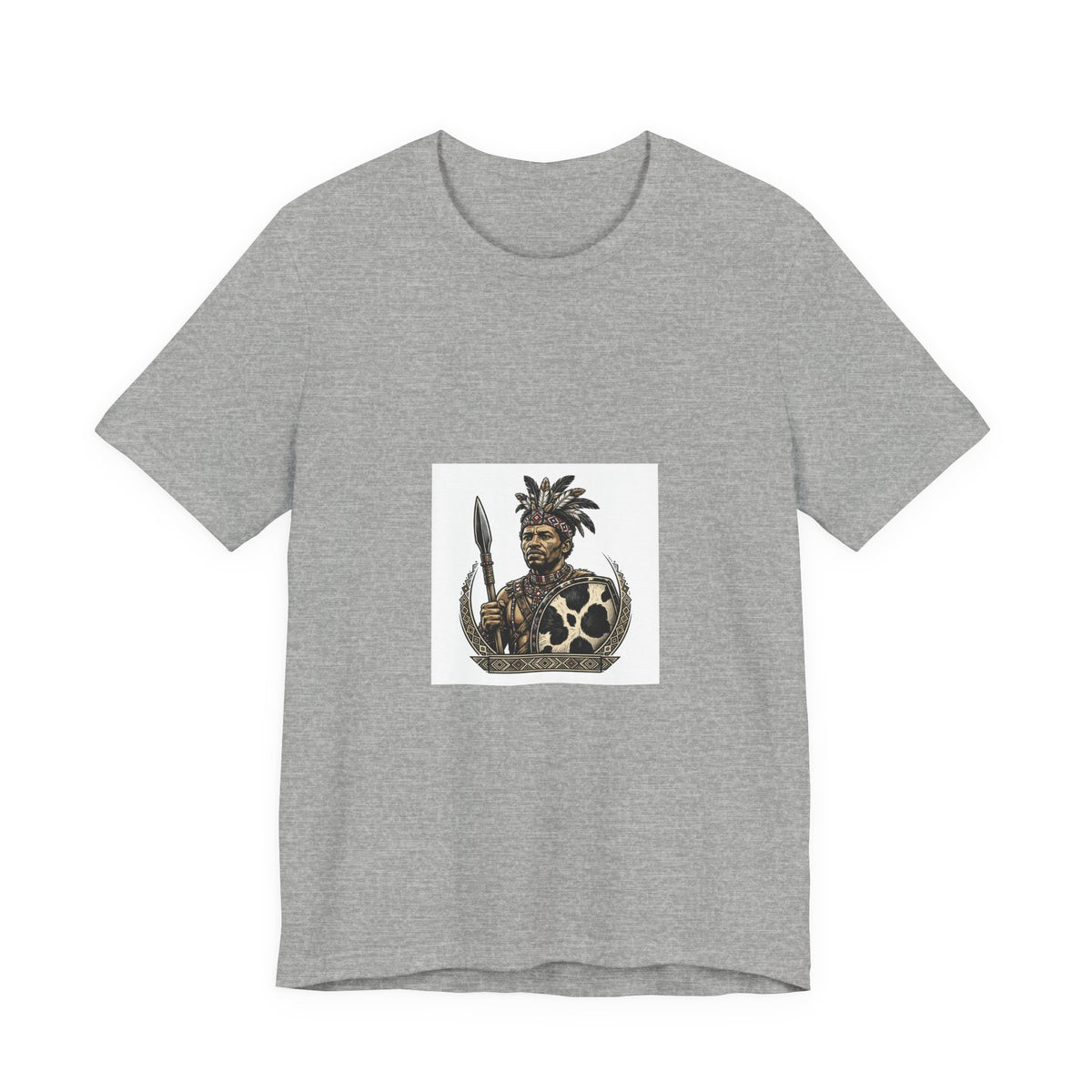 Zulu Warrior T-Shirt - Southern Africa Graphic Tee