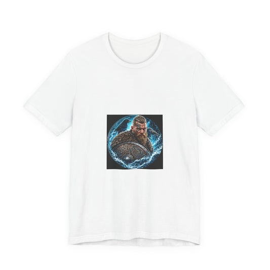 Viking Warrior T-Shirt - Norse Ravens Shield Graphic Tee
