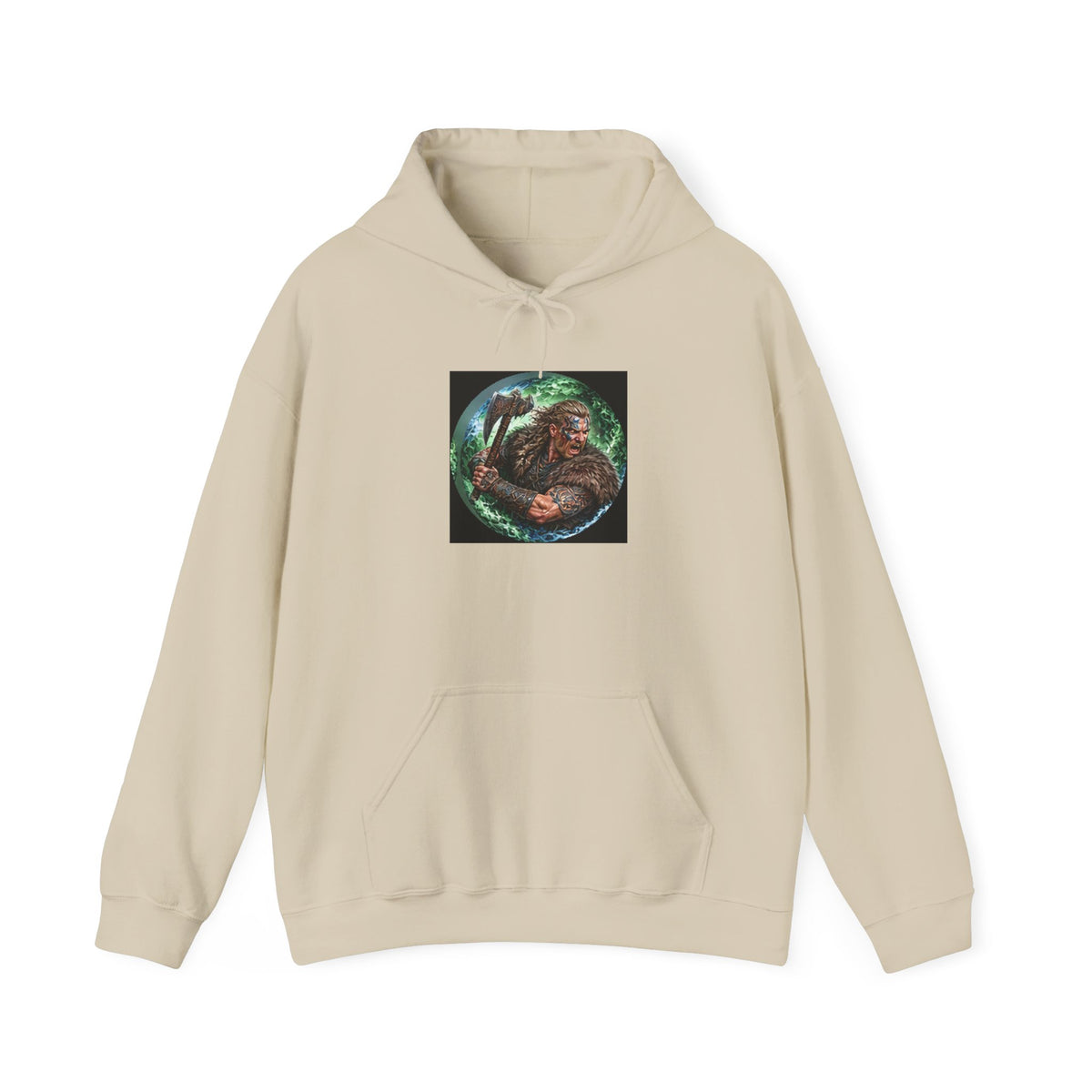 Celtic Warrior Hoodie - Ancient Celtic Axe Graphic Sweatshirt