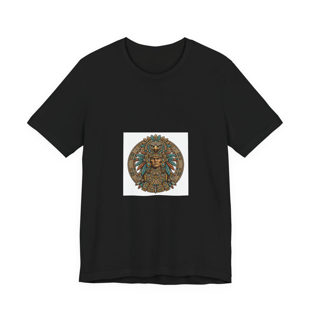 Aztec Eagle Warrior T-Shirt - Tenochtitlan Graphic Tee