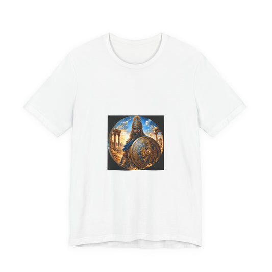 Persian Immortal Warrior T-Shirt - Ancient Persian Immortal Shield Graphic Tee