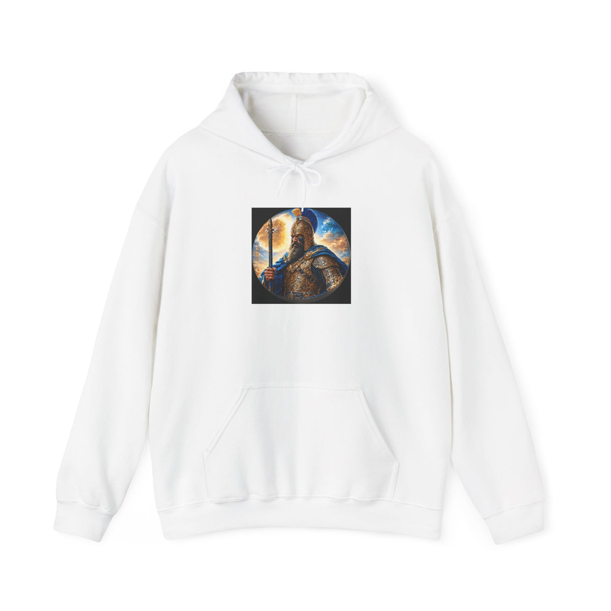 Persian Immortal Warrior Hoodie - Ancient Persian Spear Graphic Sweatshirt