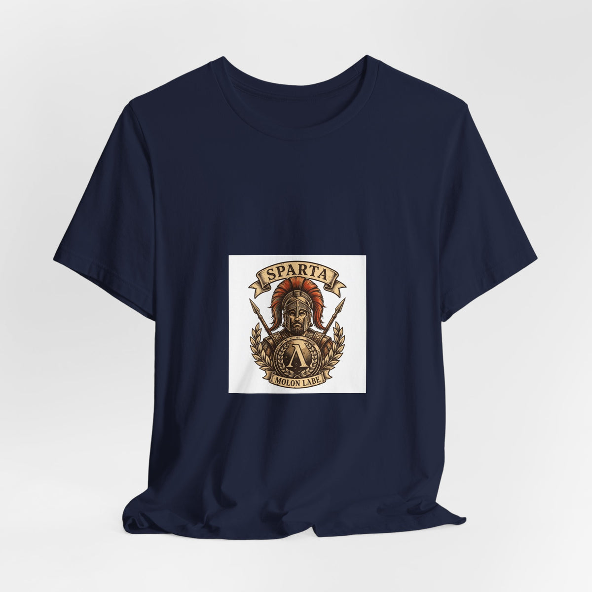 Spartan Warrior T-Shirt - Ancient Greek Molon Labe Graphic Tee