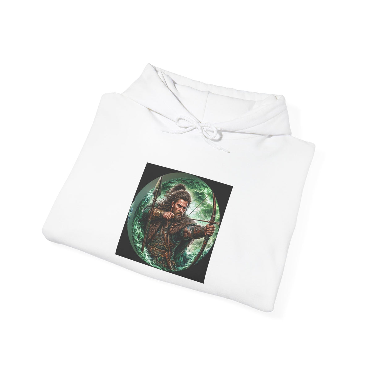 Celtic Warrior Hoodie - Ancient Celtic Archer Graphic Sweatshirt