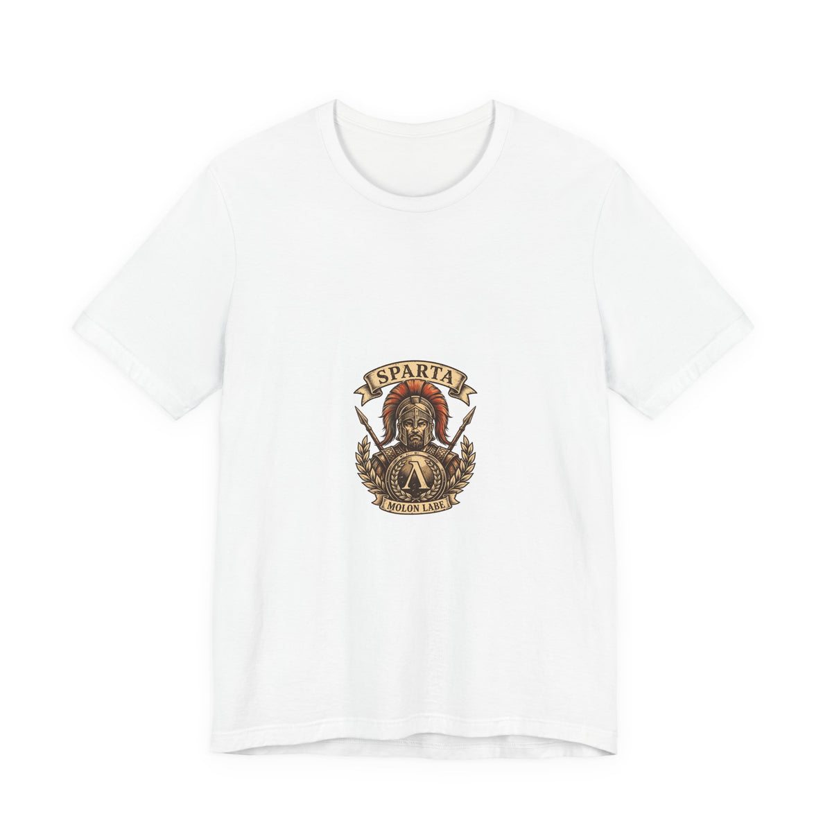 Spartan Warrior T-Shirt - Ancient Greek Molon Labe Graphic Tee