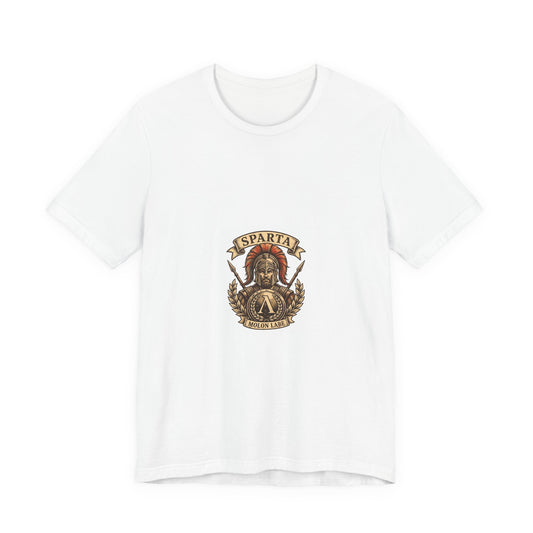 Spartan Warrior T-Shirt - Ancient Greek Molon Labe Graphic Tee