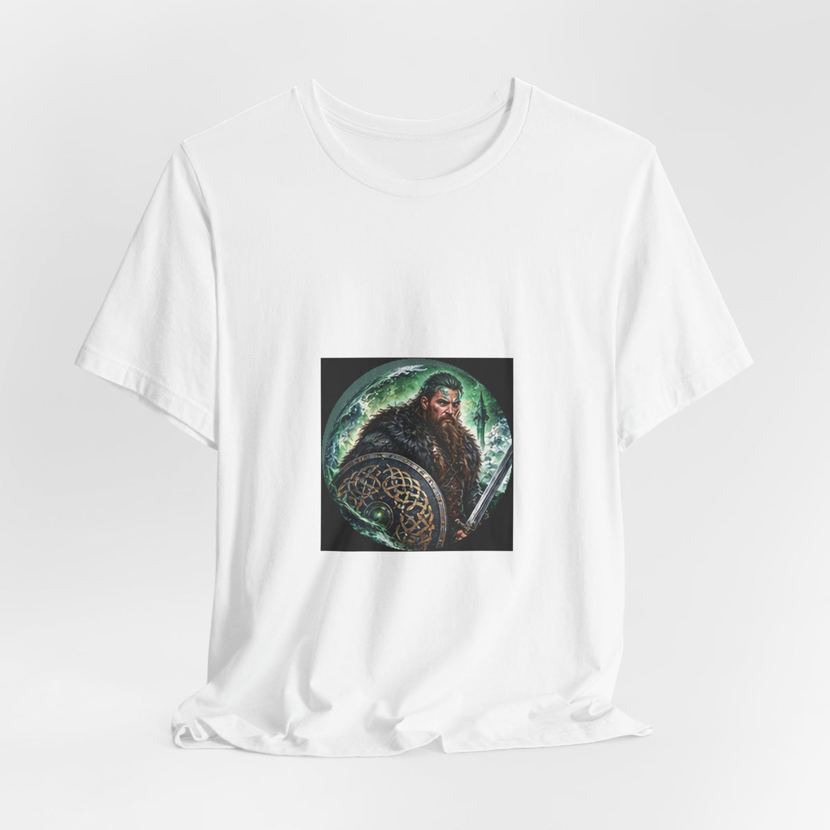 Celtic Warrior T-Shirt - Ancient Celtic Shield Graphic Tee