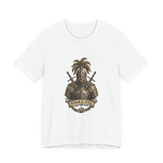 Medieval Knight T-Shirt - Honor and Steel Graphic Tee