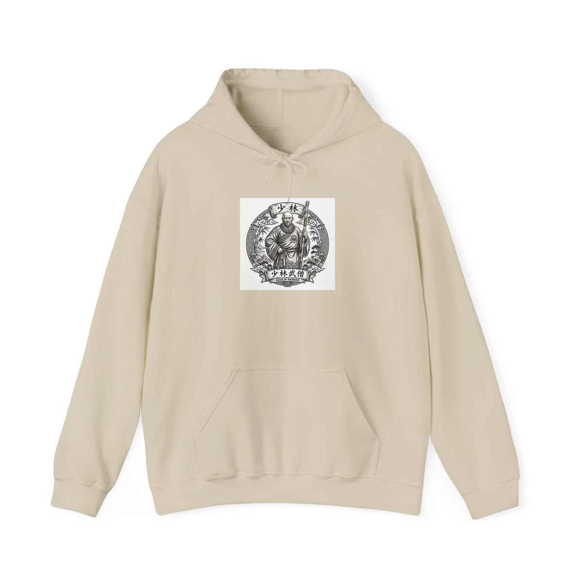 Shaolin Warrior Monk Hoodie - Shaolin Temple Graphic Sweatshirt