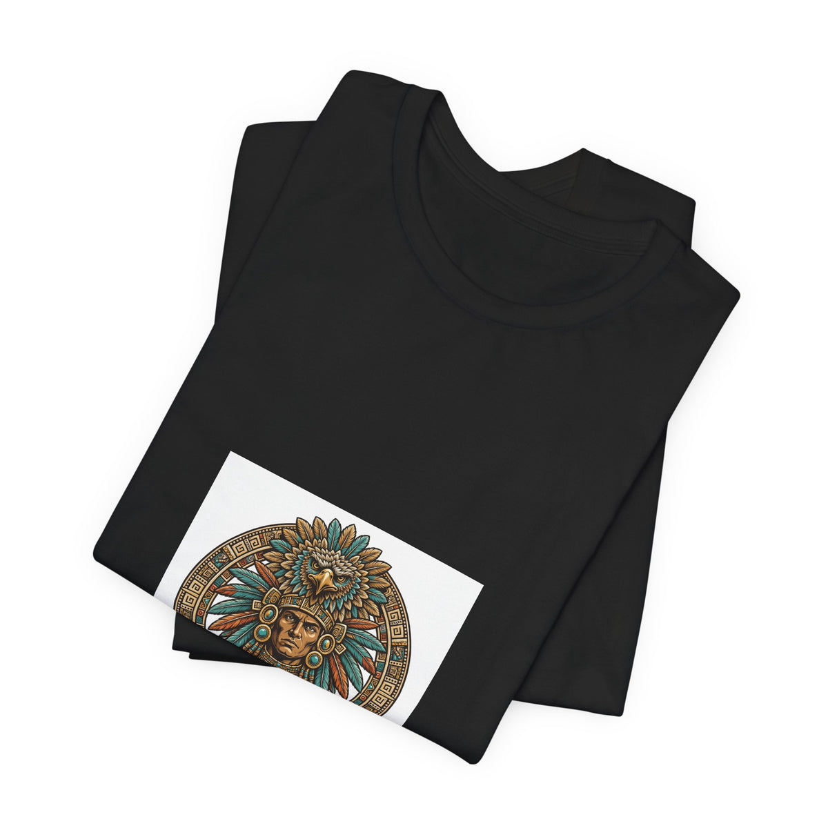 Aztec Eagle Warrior T-Shirt - Tenochtitlan Graphic Tee